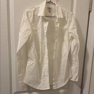 Haberdashery X J Crew White Button-Up Shirt